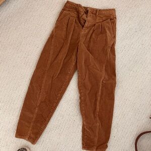 Paper bag pants- corduroy